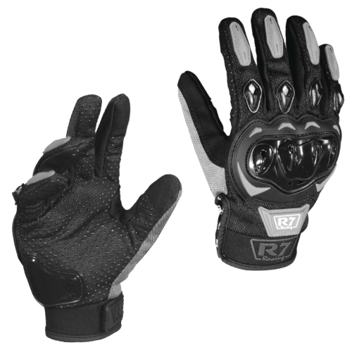 GUANTES VEL R7 RACING L GRIS R7-2 TOUCH